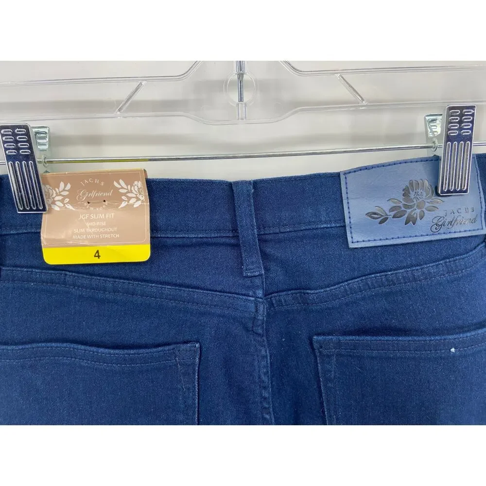 NWT Jachs Girlfriend Slim Fit Mid-Rise